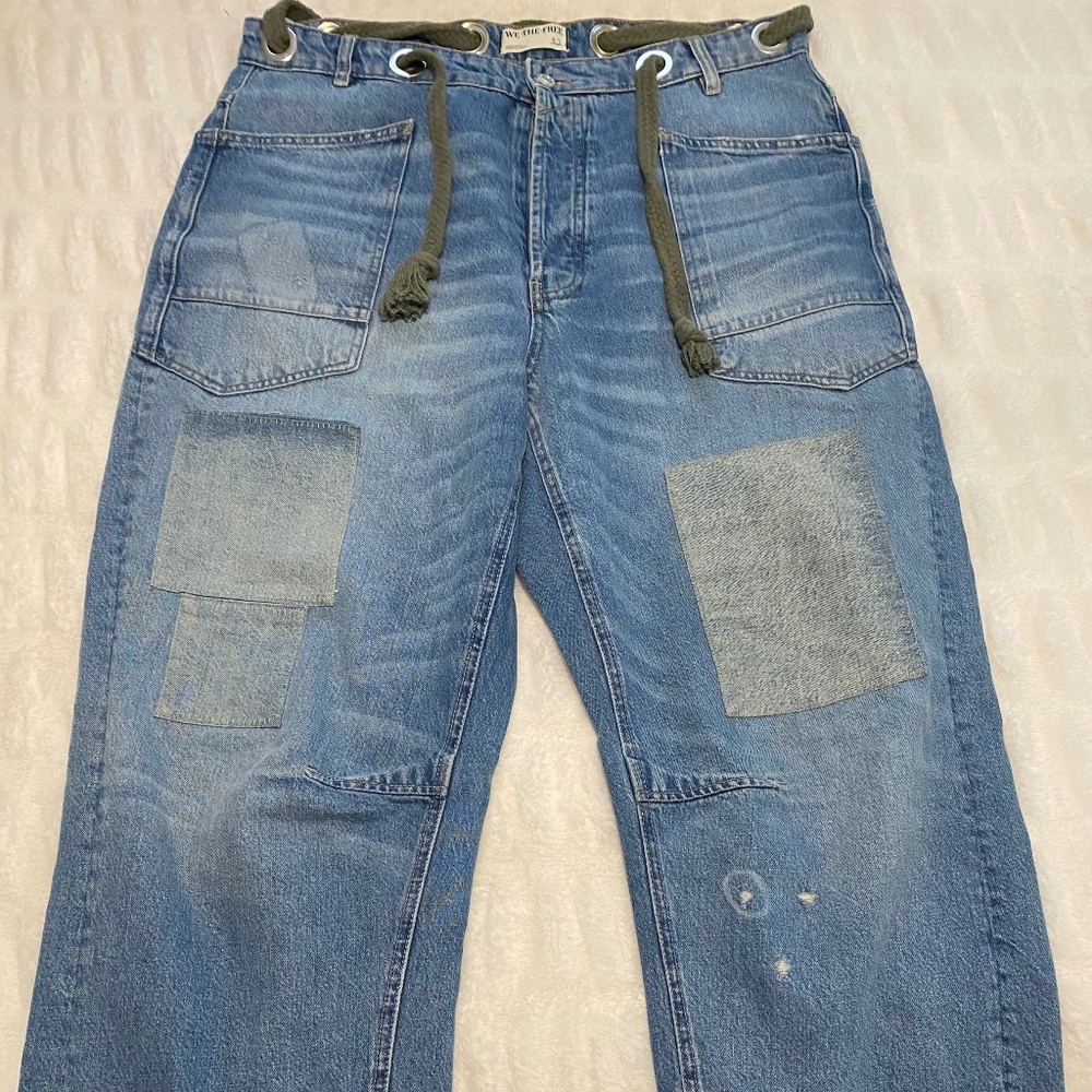 We The Free Moxie Pull-On Barrel Jeans